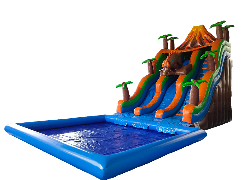 Aqua-Rutsche im Dinoland-Design