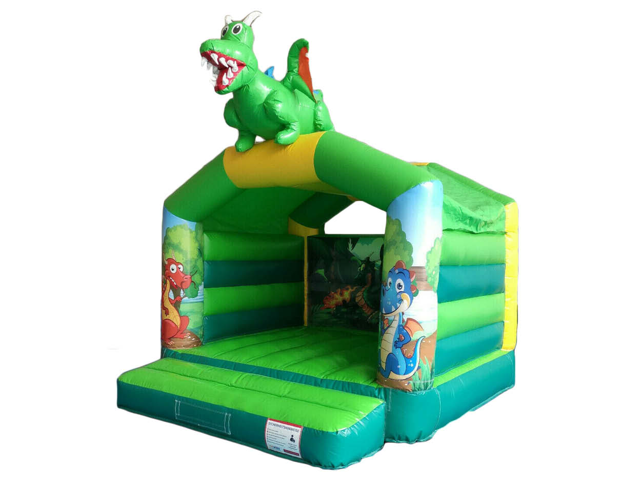 Hüpfburg im Drachen-Design